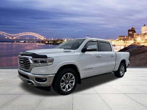 Ivory White Tri-Coat Pearlcoat 2021 RAM 1500 Longhorn