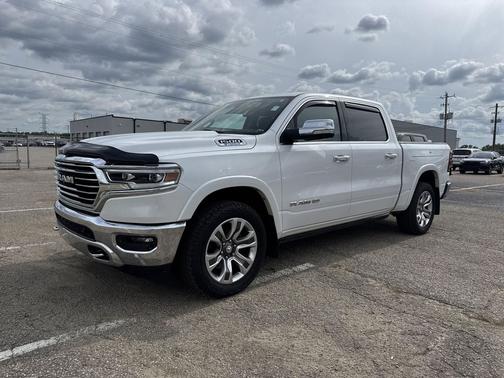 Ivory White Tri-Coat Pearlcoat 2021 RAM 1500 Longhorn