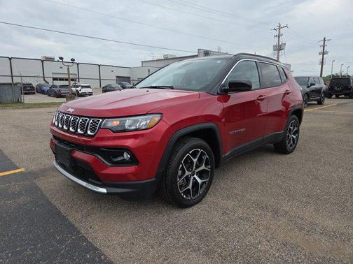 Red Hot Pearlcoat 2025 Jeep Compass Limited