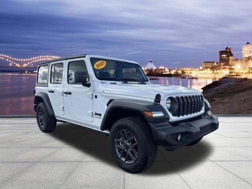 Bright White Clearcoat 2025 Jeep Wrangler Sport S