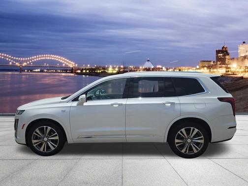 Crystal White Tricoat 2021 Cadillac XT6 Premium Luxury FWD