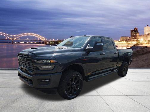 Forged Blue Metallic 2026 RAM 2500 Black Express Crew Cab 4x4 6'4' Box