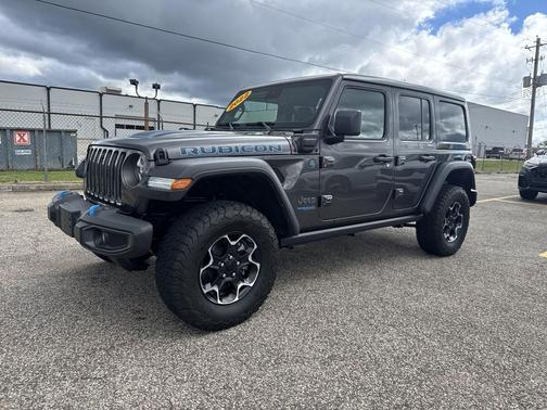 Granite Crystal Metallic Clearcoat 2022 Jeep Wrangler Unlimited 4xe Rubicon