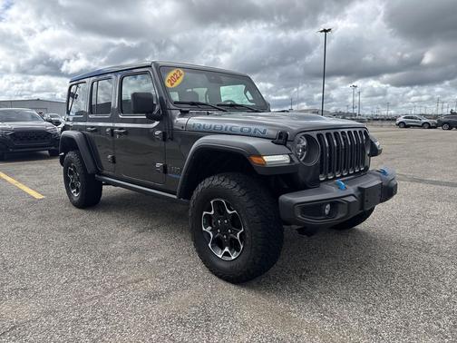 Granite Crystal Metallic Clearcoat 2022 Jeep Wrangler Unlimited 4xe Rubicon