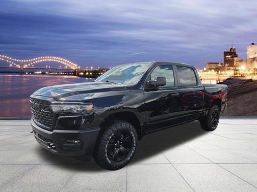 Diamond Black Crystal Pearlcoat 2026 RAM 1500 Warlock Crew Cab 4x4 5'7' Box