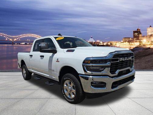 Bright White Clearcoat 2025 RAM 2500 Big Horn Crew Cab 4x4 6'4' Box