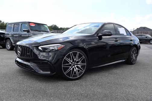Black 2024 Mercedes-Benz AMG C 43