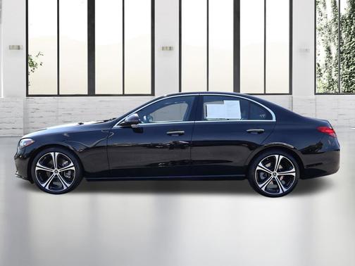 Black 2025 Mercedes-Benz C-Class