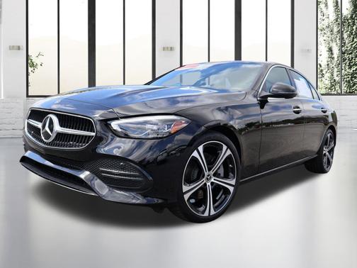 Black 2025 Mercedes-Benz C-Class C 300