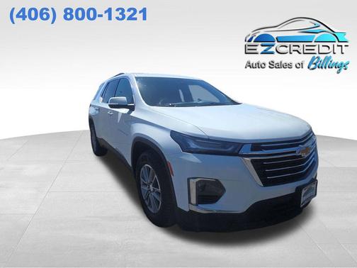 White 2023 Chevrolet Traverse LT Cloth