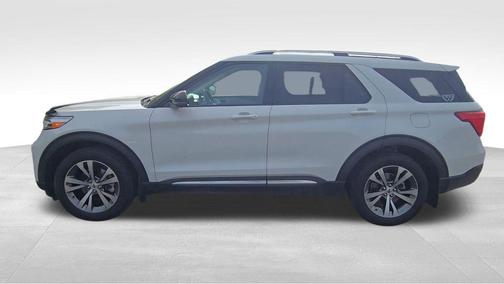 Star White Metallic Tri-Coat 2020 Ford Explorer Platinum