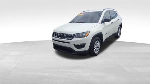 White Clearcoat 2019 Jeep Compass Sport