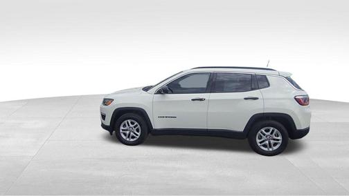 White Clearcoat 2019 Jeep Compass Sport