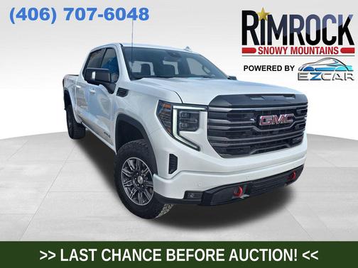 Summit White 2025 GMC Sierra 1500 AT4