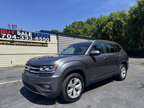 Platinum Gray Metallic 2019 Volkswagen Atlas 3.6L SE