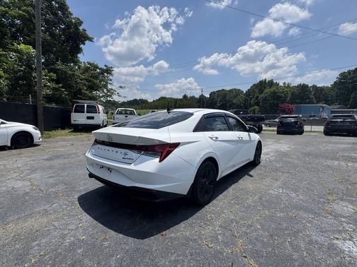 White 2023 Hyundai ELANTRA HEV Blue