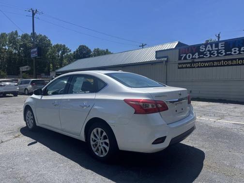Aspen White Tricoat 2019 Nissan Sentra SV
