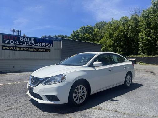 Aspen White Tricoat 2019 Nissan Sentra SV