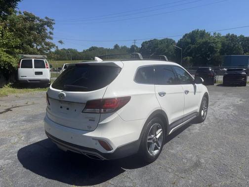 Monaco White 2017 Hyundai SANTA FE Limited Ultimate