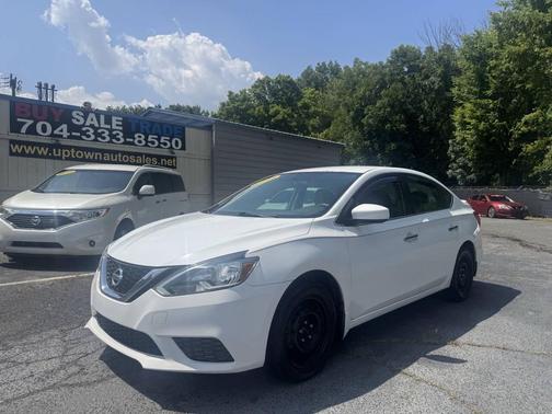White 2016 Nissan Sentra SV