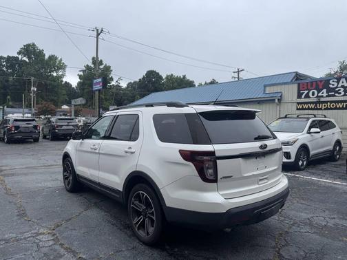 White Platinum Metallic Tri-Coat 2015 Ford Explorer Sport