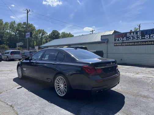 Black 2015 BMW 750 Li