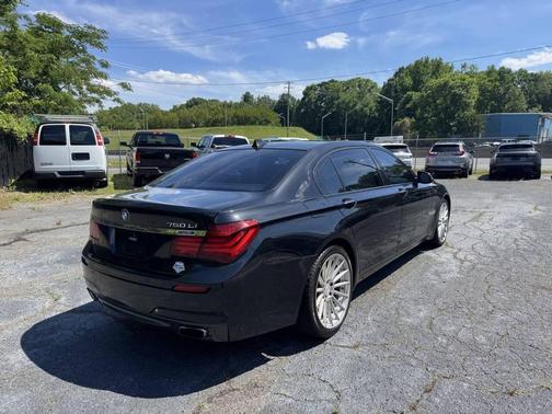 Black 2015 BMW 750 Li