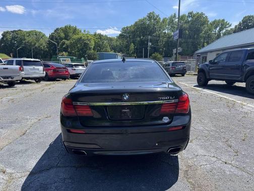 Black 2015 BMW 750 Li