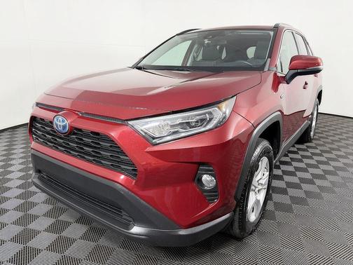 Ruby Flare Pearl 2021 Toyota RAV4 Hybrid XLE