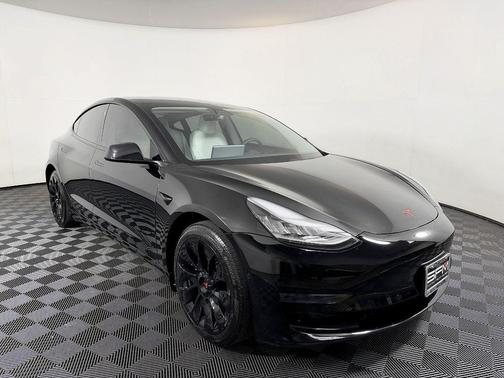 Solid Black 2021 Tesla Model 3 Standard Range Plus