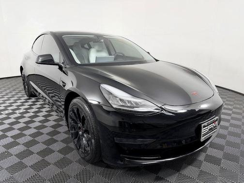 Solid Black 2021 Tesla Model 3 Standard Range Plus