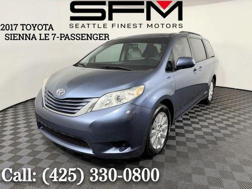 Sky Blue Pearl 2017 Toyota Sienna LE