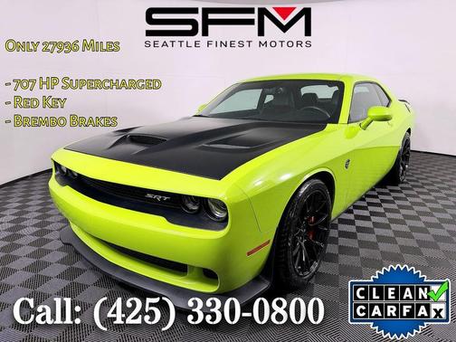 Sublime Pearl Coat 2015 Dodge Challenger SRT Hellcat