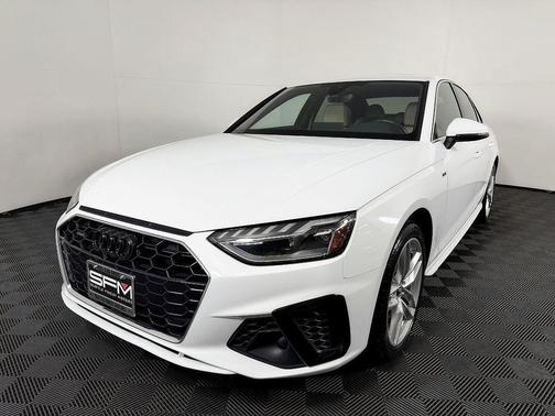Ibis White 2020 Audi A4 45 Premium Plus