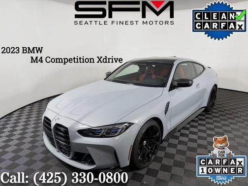 Gray 2023 BMW M4 Competition xDrive