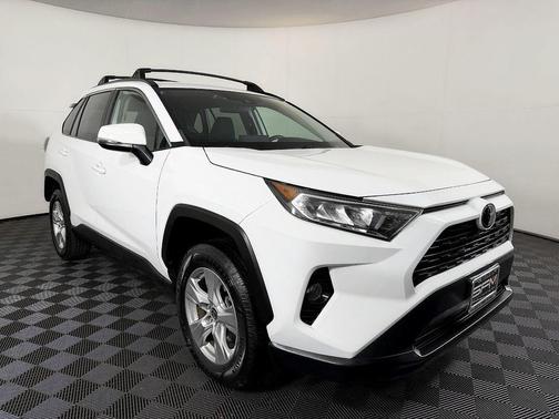 Super White 2021 Toyota RAV4 XLE