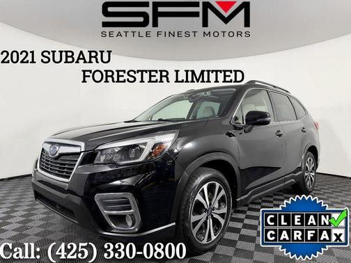 Crystal Black Silica 2021 Subaru Forester Limited