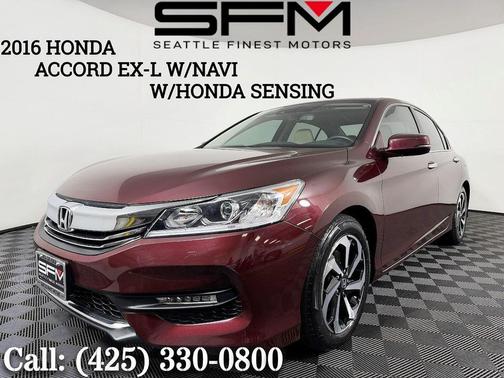 Basque Red Pearl II 2016 Honda Accord EX-L