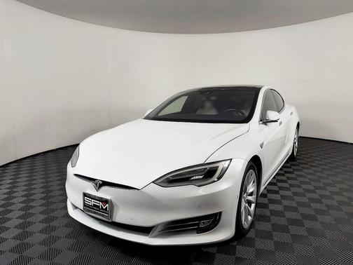 White 2016 Tesla Model S 90D