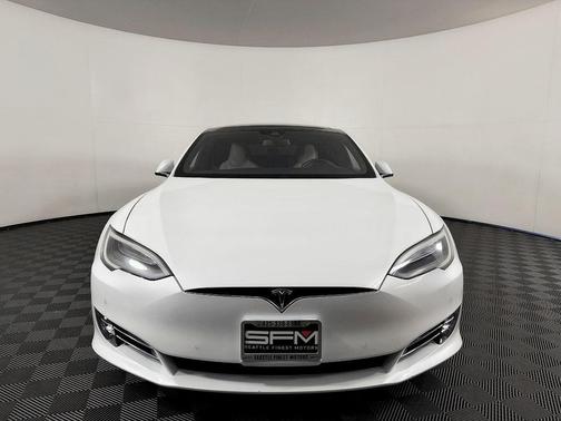 White 2016 Tesla Model S 90D