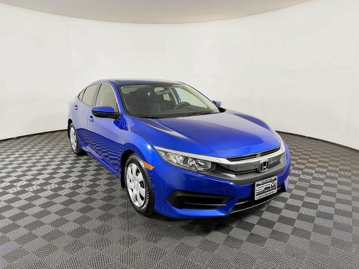 Blue 2018 Honda Civic LX