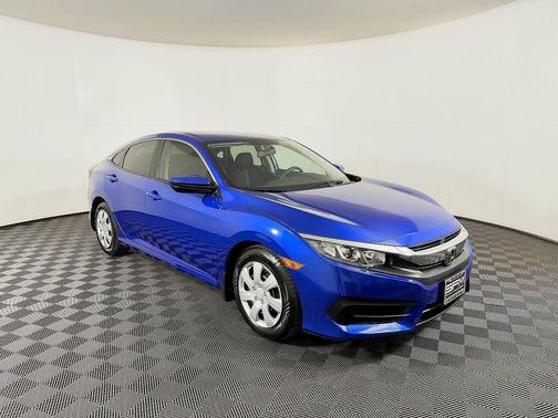 Blue 2018 Honda Civic LX