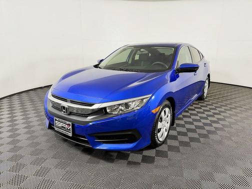 Blue 2018 Honda Civic LX
