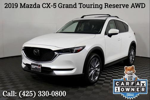 Snowflake White Pearl Mica 2019 Mazda CX-5 Grand Touring Reserve