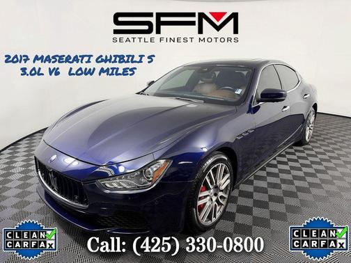 Blue 2017 Maserati Ghibli S