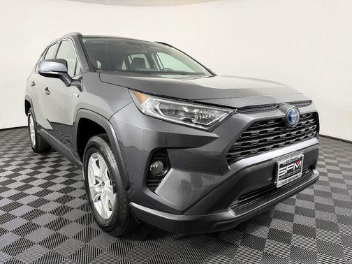 Gray 2021 Toyota RAV4 Hybrid XLE
