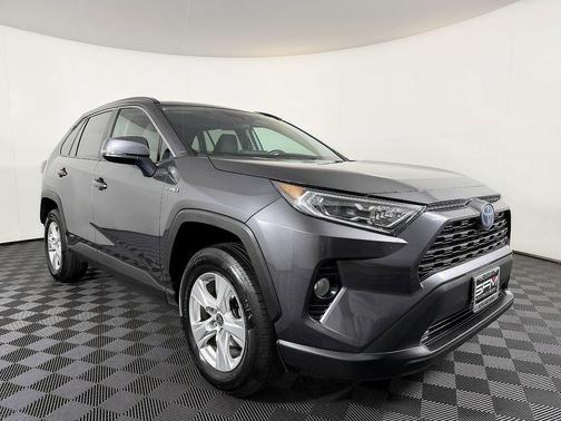 Gray 2021 Toyota RAV4 Hybrid XLE