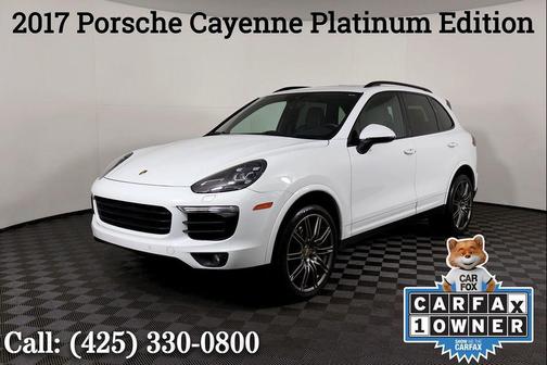2017 Porsche Cayenne Platinum Edition