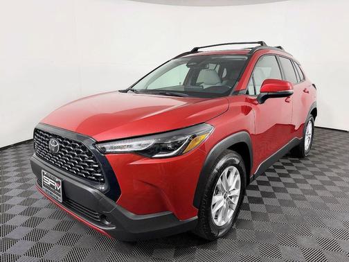 Barcelona Red Metallic 2023 Toyota Corolla Cross LE