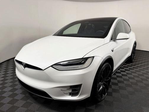 Pearl White Multi-Coat 2020 Tesla Model X Long Range Plus Dual Motor All-Wheel Drive